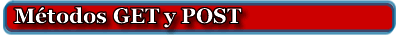 Mtodos GET y POST