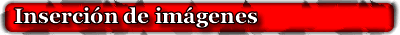 Insercin de imgenes