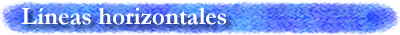 Lneas horizontales